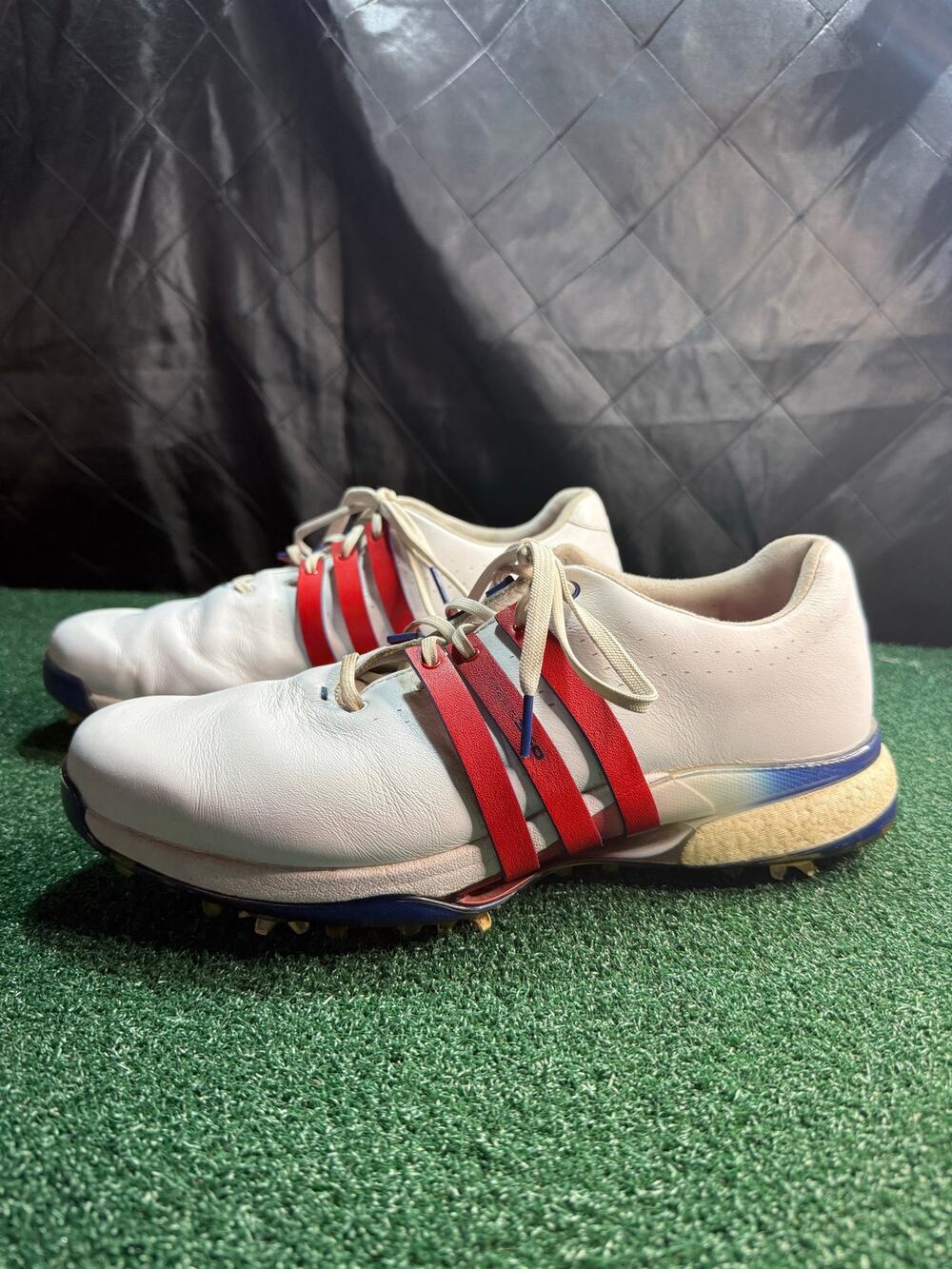 Adidas Men's Tour360 24 Boost Golf Shoes Leather & Waterproof size 10.5